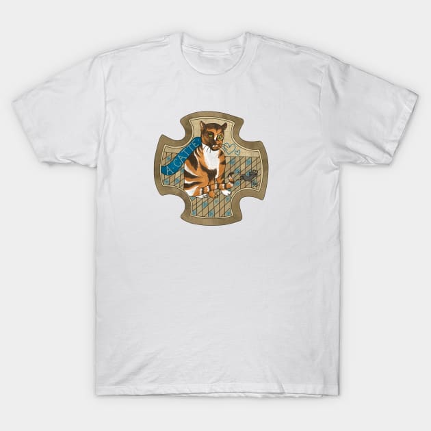 A Catte Named Hepburne T-Shirt by Vulgar History